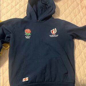 England Rugby Kids Hoodie - Navy Blue